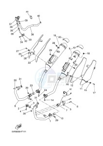 XT660X (10SC 10SC 10SC 10SC) drawing EXHAUST