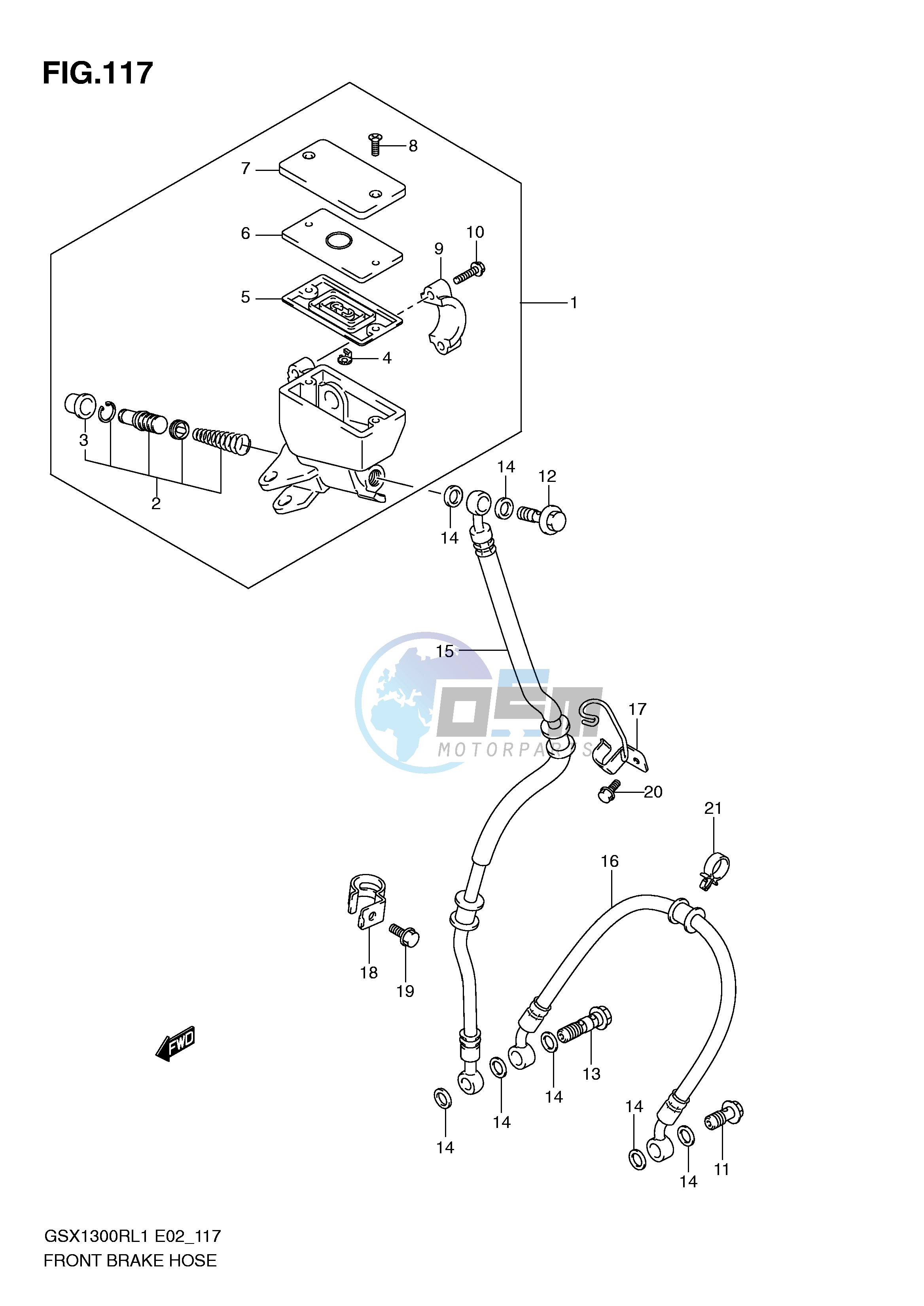 FRONT BRAKE HOSE