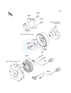 KRF 750 F [TERYX 750 4X4 NRA OUTDOORS] (F8F) C9FB drawing GENERATOR