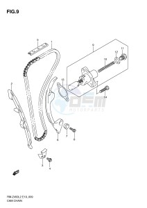 RM-Z450 (E19) drawing CAM CHAIN