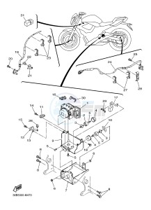 XJ6NA 600 XJ6-N (NAKED, ABS) (36BB 36BC) drawing ELECTRICAL 3