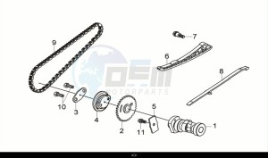 CRUISYM a 250 (LV25W2-EU) (M0) drawing CAM SHAFT COMP