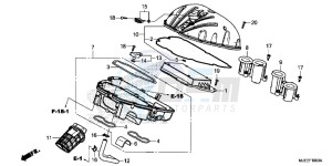 CB650FAE CB650FA 2ED drawing AIR CLEANER