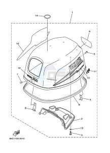 FT9-9D drawing TOP-COWLING