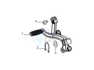 ETX 150 drawing Shift pedal