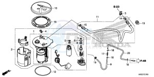 TRX420FA2F TRX420 Europe Direct - (ED) drawing FUEL PUMP