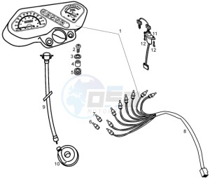 SMT 50 drawing Speedometer and components