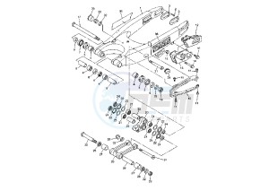 WR F 450 drawing REAR ARM