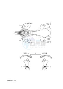 YFZ450R YFZ450RB (18PK 18PL) drawing GRAPHICS