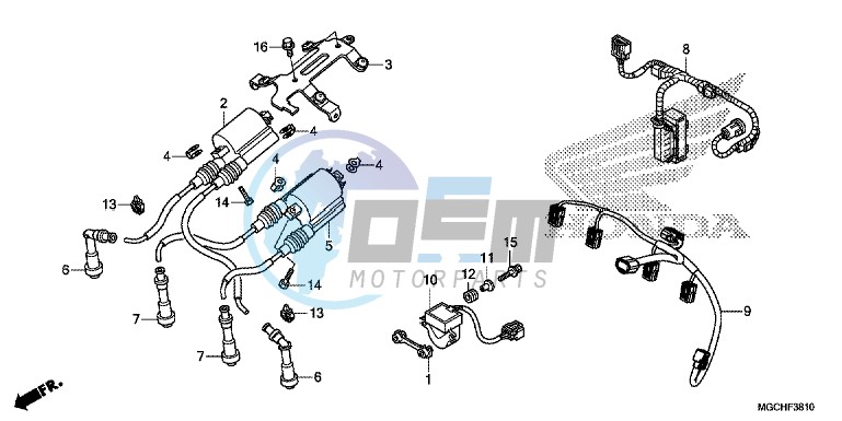 SUB HARNESS/ IGNITION COIL