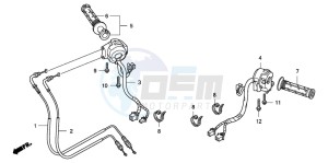 CBF1000A drawing SWITCH/CABLE