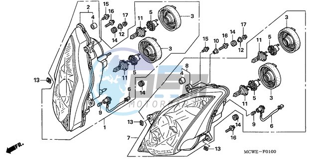 HEADLIGHT (E,ED,EK,F)