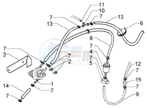 Granturismo 125 L drawing Fuel pump