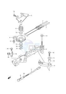 DF 150 drawing Throttle Rod