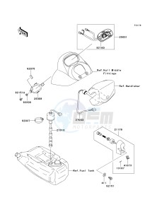 JT 1200 D [STX-12F] (D1-D1) D1 drawing METERS