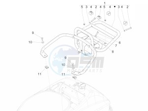 LXV 150 4T 3V IE NOABS E3 (APAC) drawing Rear luggage rack