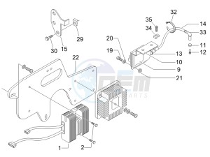 Nexus 250 SP e3 (UK) UK drawing Voltage Regulators - Electronic Control Units (ecu) - H.T. Coil