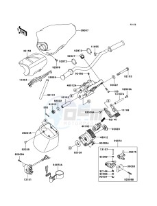 JET SKI ULTRA 250X JT1500B8F FR drawing Handlebar