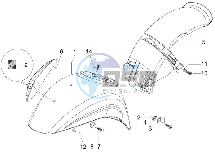 Wheel housing - Mudguard