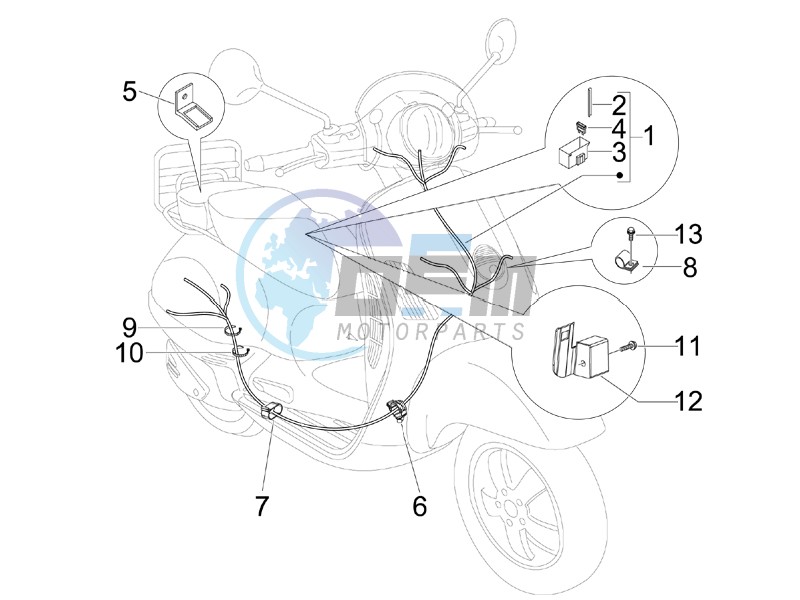 Main cable harness