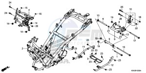 NSS300D Forza - NSS300D UK - (E) drawing FRAME BODY