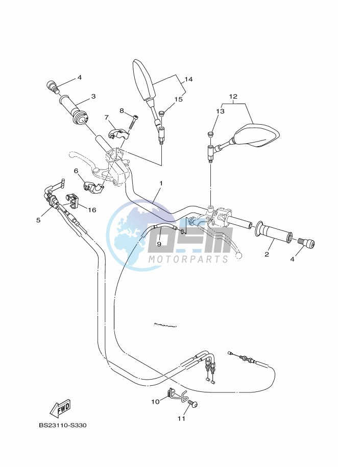 STEERING HANDLE & CABLE