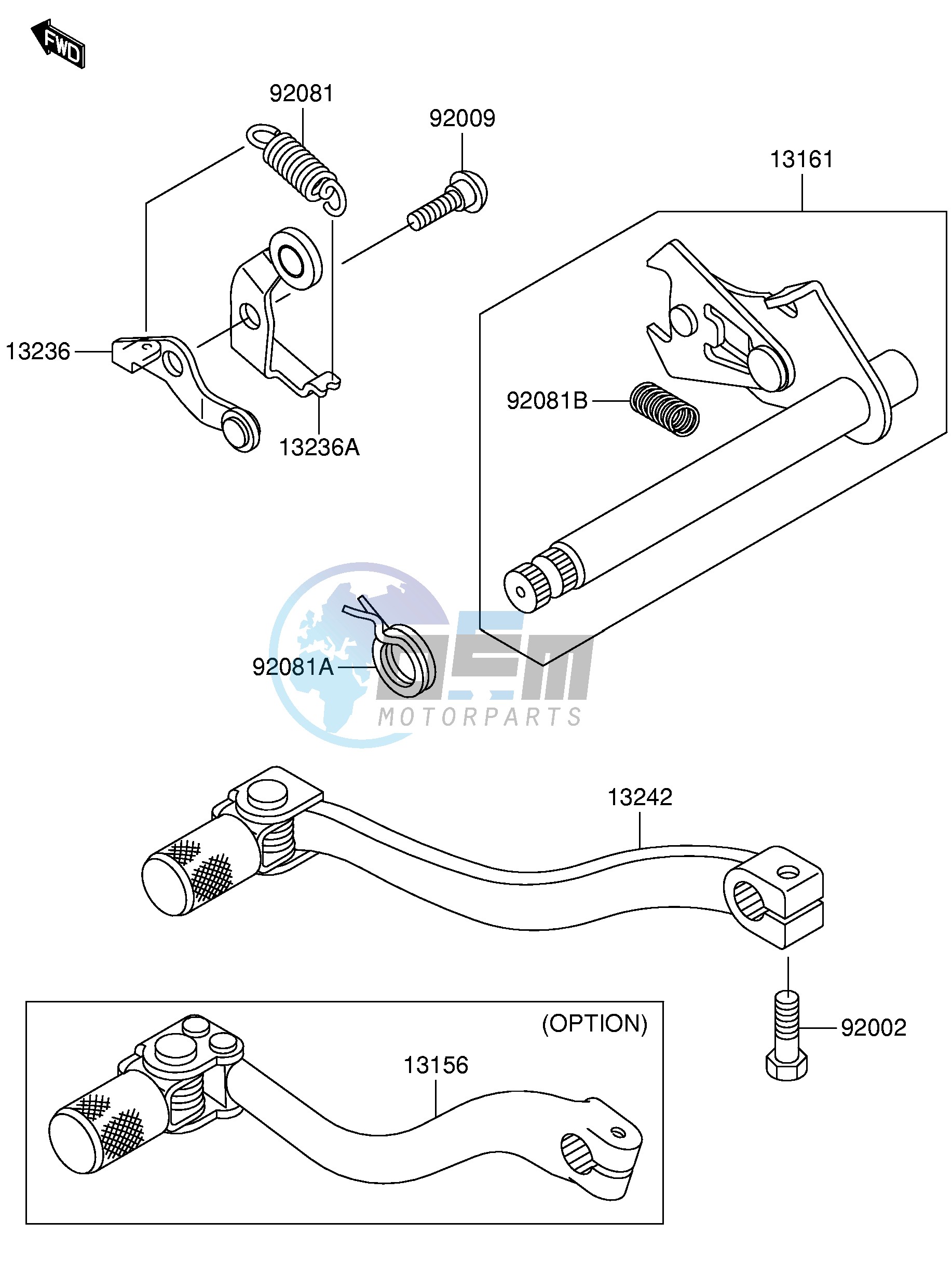 GEAR CHANGE MECHANISM