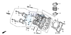 XL1000VA9 Europe Direct - (ED / ABS) drawing FRONT CYLINDER HEAD