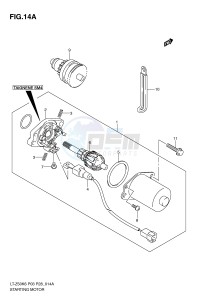 LT-Z50 (P3-P28) drawing STARTING MOTOR (MODEL K8 K9 L0)