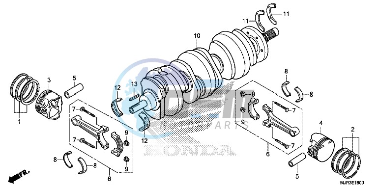 CRANKSHAFT/ PI STON