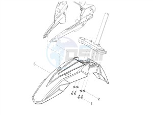 SX 50 LOW SEAT E4 (EMEA) drawing Front mudguard-Pillar