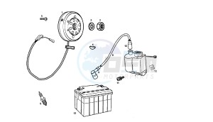 SENDA SM DRD RACING LTD - 50 CC VTHSR2D2B EU2 drawing GENERATOR