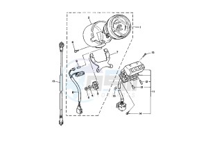 XV VIRAGO 125 drawing METER