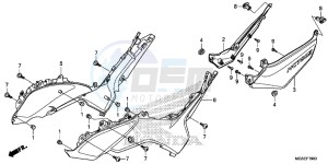 NC700SD NC700S Europe Direct - (ED) drawing SIDE COVER