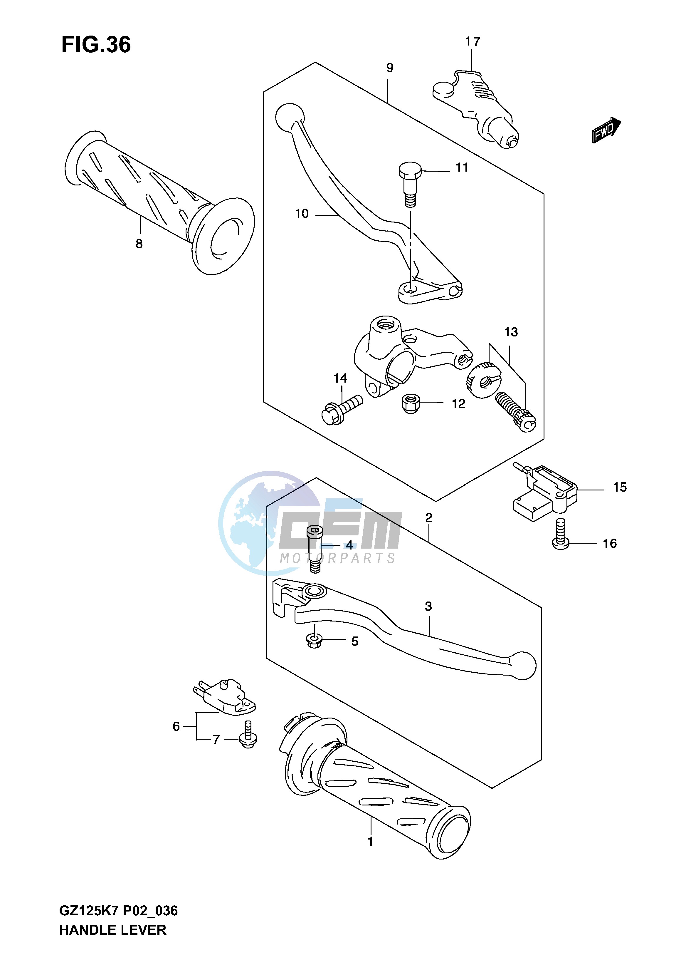 HANDLE LEVER