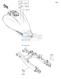 VULCAN S ABS EN650EHF XX (EU ME A(FRICA) drawing Labels