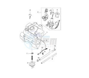 YQ AEROX 50 drawing FUEL TANK