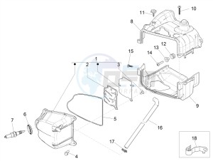 ZIP 50 4T 25 KMH NOABS E4 25kmh (EMEA) drawing Cylinder head cover