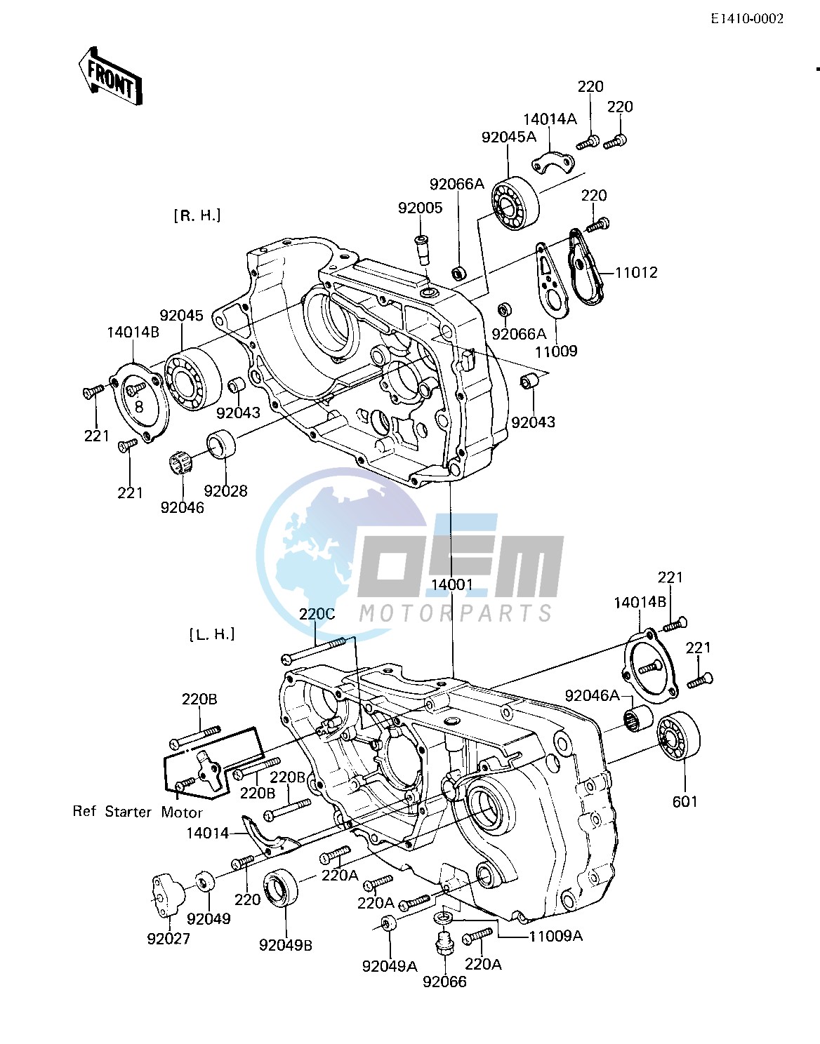 CRANKCASE -- 81 D2- -