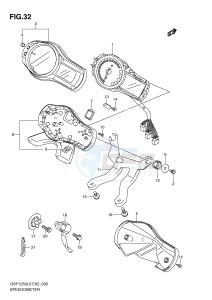 GSF1250 (E2) Bandit drawing SPEEDOMETER (GSF1250AL0)