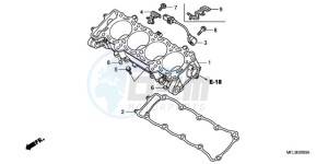 CBR1000RA9 France - (F / ABS CMF HRC MKH MME) drawing CYLINDER