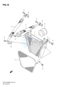 GSX-R1000 (E2) drawing OIL COOLER