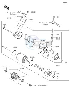 JET SKI ULTRA LX JT1500KJF EU drawing Starter Motor