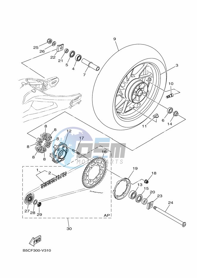 REAR WHEEL