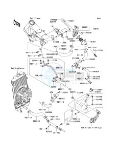 VN 2000 D [VULCAN 2000 LIMITED] (6F) D6F drawing WATER PIPE