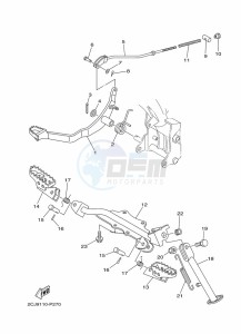 TT-R50E (BEGB) drawing STAND & FOOTREST