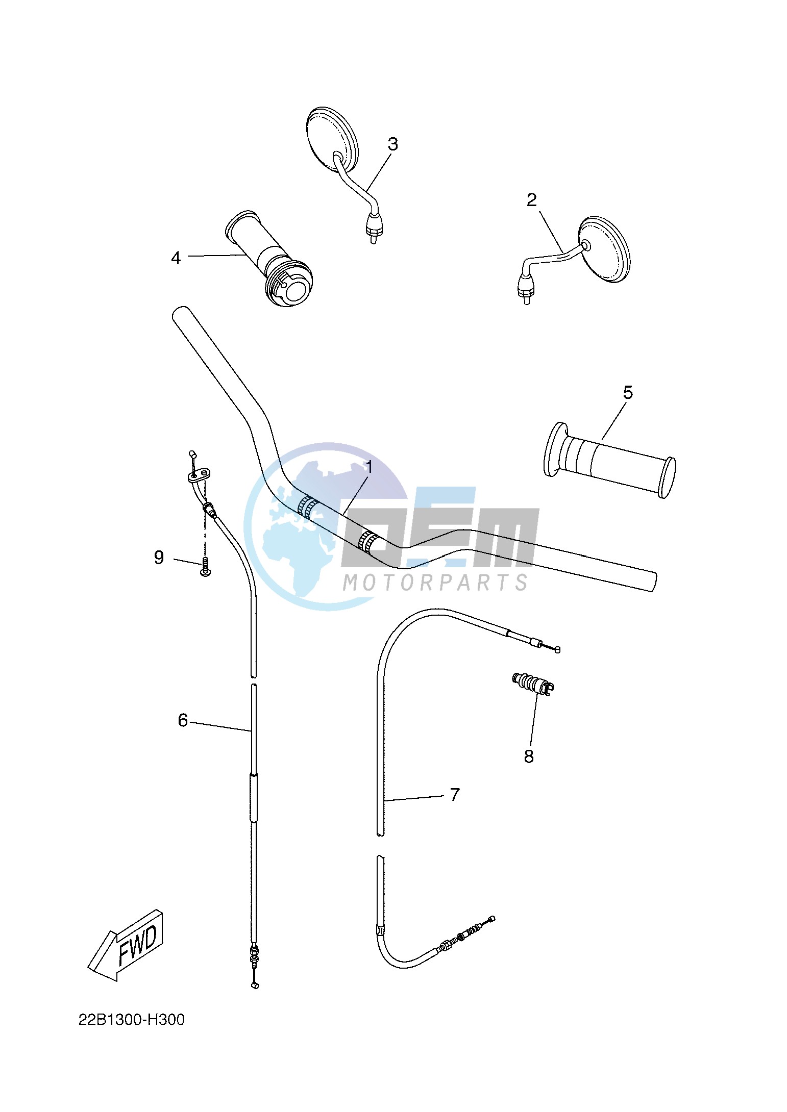 STEERING HANDLE & CABLE