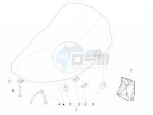 Liberty 50 4T PTT NEXIVE drawing Saddle/seats