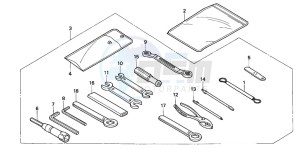 XL1000V VARADERO drawing TOOLS