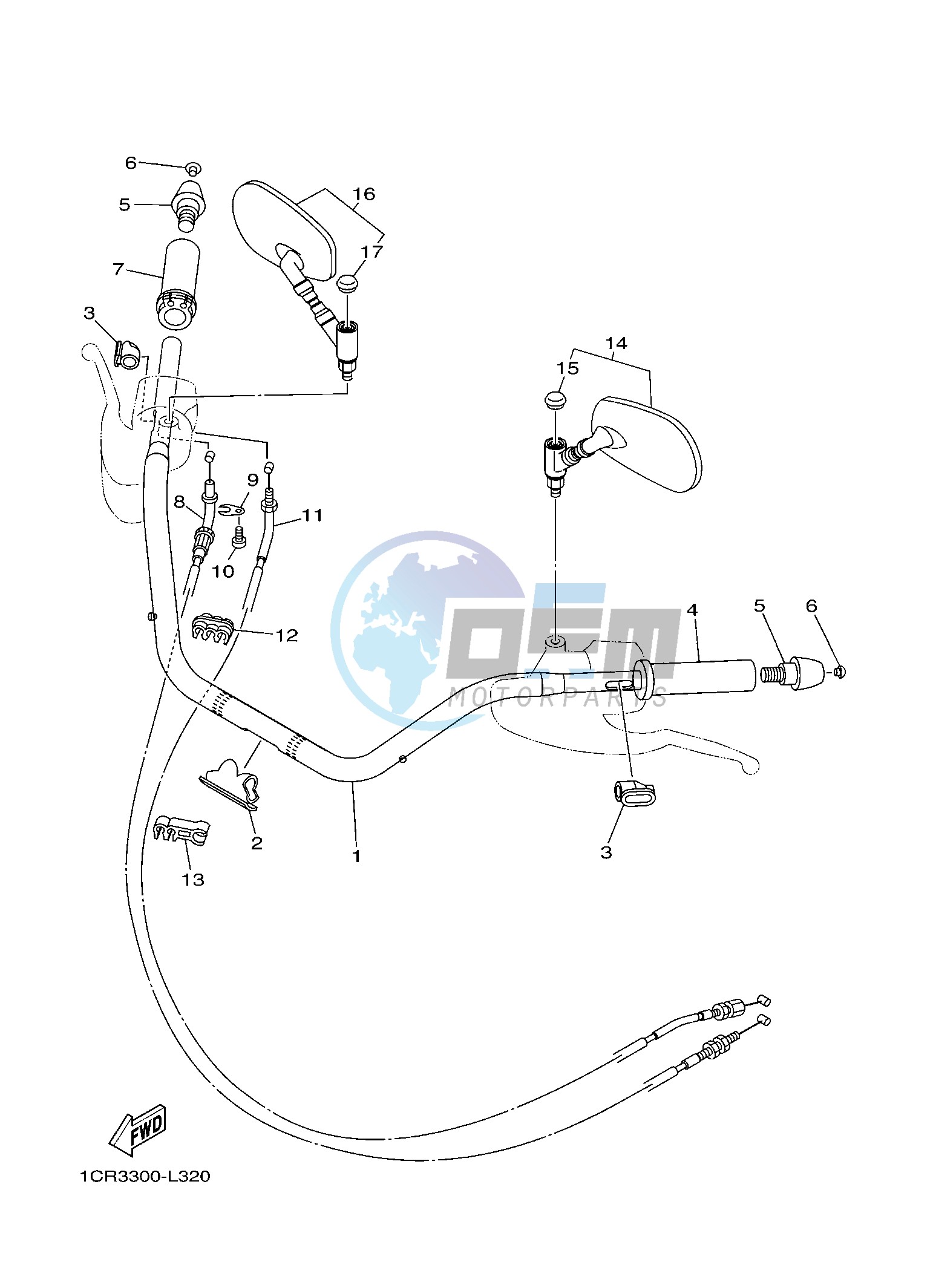 STEERING HANDLE & CABLE